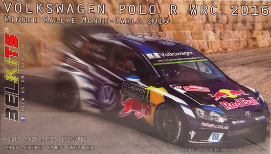 VW Polo R WRC 2016 (Winner Rallye Monte-Carlo) 1:24 (pidemmällä toimitusajalla)