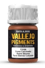 Burnt Sienna, Vallejo Pigments 35ml