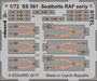 Seatbelts RAF Early (steel), 1:72