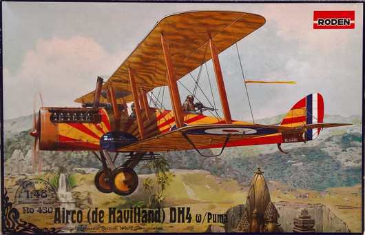 Airco (de Havilland) DH4 with Puma 1:48 (pidemmällä toimitusajalla)