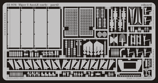 Tiger I Ausf.E Early Photoetched parts 1:35