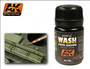 Enamel Wash Dark Brown for Green Vehicles 35ml