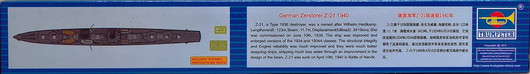 German Zerstorer Z-21 1940 1:700 (pidemmällä toimitusajalla)