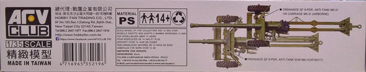 British Anti-Tank Gun Mk.IV on Carriage Mk.III (6-Pounder), 1:35 (pidemmällä toimitusajalla)