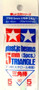 Plastic Beams 5mm Triangle (white) 5kpl x 40cm