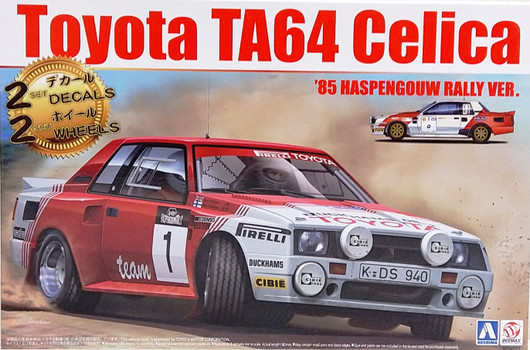 Toyota Celica TA64 '85 Haspengouw Rally (J.Kankkunen), 1:24 (pidemmällä toimitusajalla)