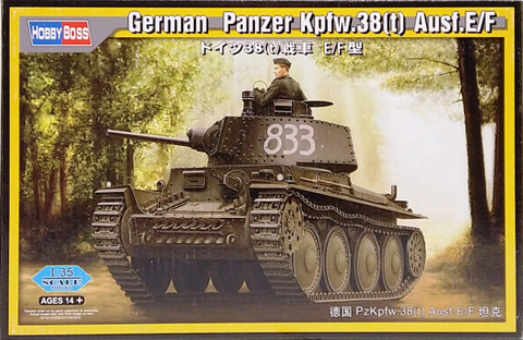German Panzerkampfwagen 38(t) Ausf. E/F, 1:35 (pidemmällä toimitusajalla)