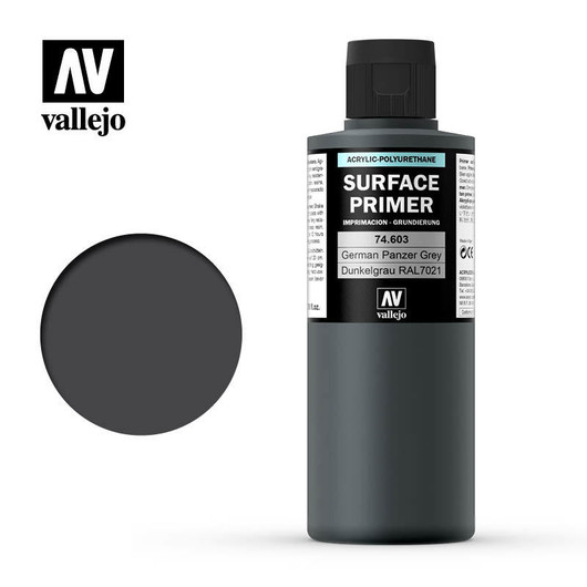 Surface Primer German Panzer Grey (RAL7021) 200ml