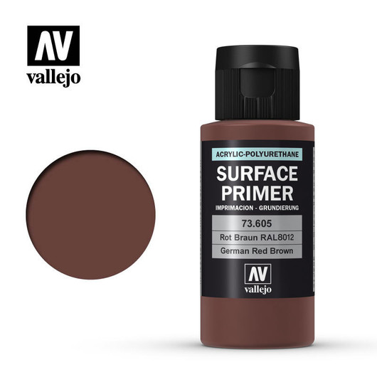 Surface Primer German Red Brown (RAL8012) 200ml