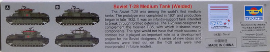 Soviet T-28 Medium Tank (Welded), 1:72 (pidemmällä toimitusajalla)