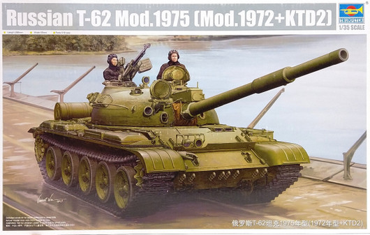 Russian T-62 Mod. 1975 (Mod.1972 + KTD2), 1:35 (pidemmällä toimitusajalla)