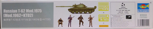 Russian T-62 Mod. 1975, 1:35 (pidemmällä toimitusajalla)