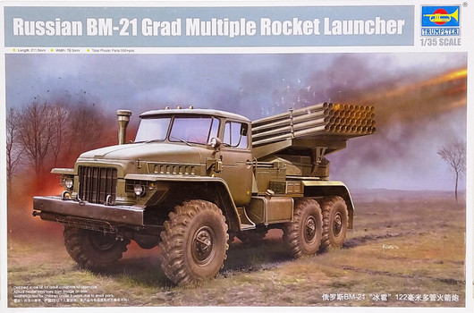 Russian BM-21 Grad Multiple Rocket Launcher, 1:35 (pidemmällä toimitusajalla)