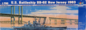 U.S. Battleship BB-62 New Jersey 1983, 1:700 (pidemmällä toimitusajalla)