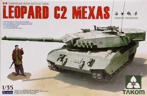 Canadian Leopard C2 Mexas, 1:35 (pidemmällä toimitusajalla)