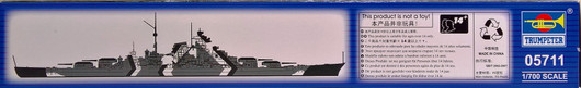 German Bismarck Battleship 1941, 1:700 (pidemmällä toimitusajalla)