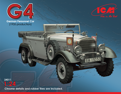 G4 German Personnel Car 1935 Production, 1:24 (pidemmällä toimitusajalla)