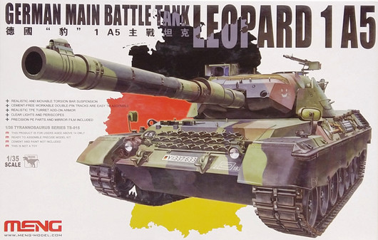 Leopard 1 A5, 1:35 (pidemmällä toimitusajalla)