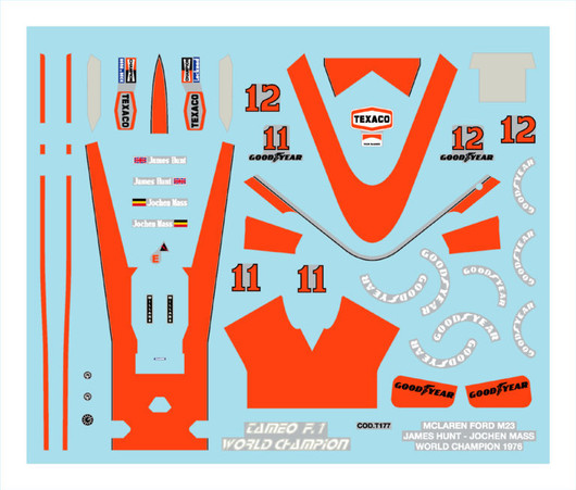 McLaren Ford M23 World Champion 1976, 1:43 (pidemmällä toimitusajalla)