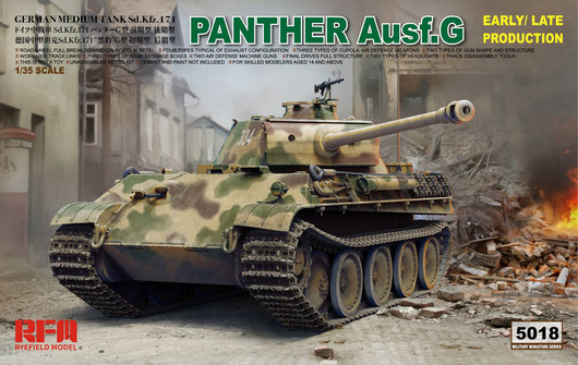 Panther Ausf.G Early/Late Production, 1:35 (pidemmällä toimitusajalla)