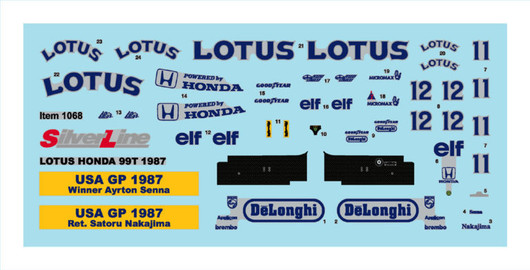 Lotus Honda 99T USA GP 1987, 1:43 (pidemmällä toimitusajalla)