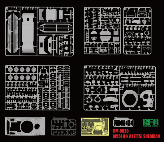 M551A1/ A1TTS Sheridan,1:35 (pidemmällä toimitusajalla)