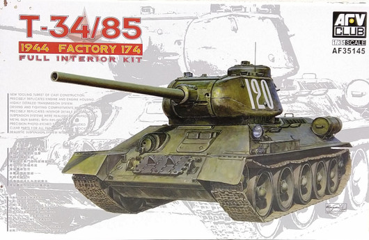 T-34/85 1944 Factory 174 (Full Interior) 1:35 (pidemmällä toimitusajalla)
