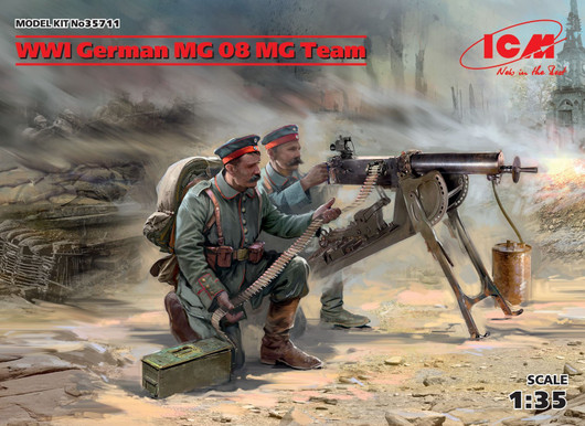 WWI German MG08 MG Team, 1:35 (pidemmällä toimitusajalla)