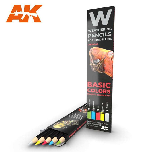 Weathering Pencils, Basic Colors