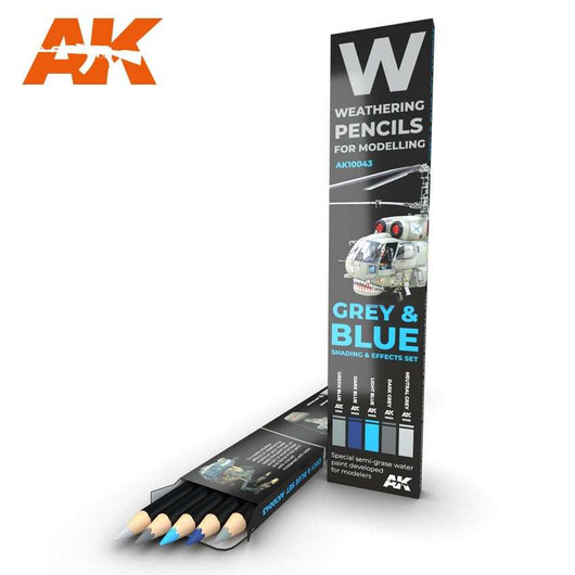 Weathering Pencils, Grey & Blue