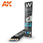 Weathering Pencils, Grey & Blue
