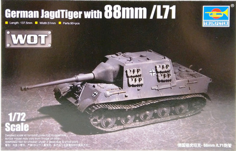 German Jagdtiger with 88mm/L71, 1:72