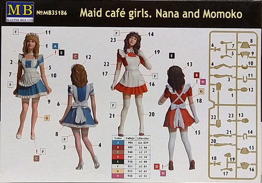 Maid Cafe Girls. Nana and Momoko, 1:35 (pidemmällä toimitusajalla)