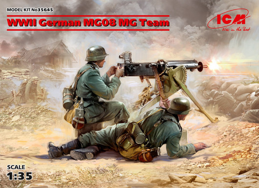 WWII German MG08 MG Team, 1:35 (pidemmällä toimitusajalla)