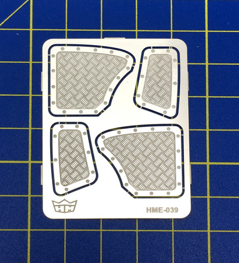 Aluminium Rear Panels, 1:24/1:25