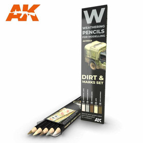Weathering Pencils, Dirt & Marks Set