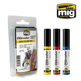 Oilbrusher Set, Basic Colors