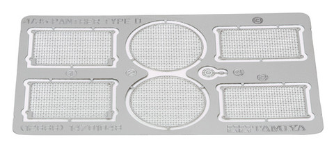 German Panther Ausf.D Photo-Etched Grille Set, 1:35