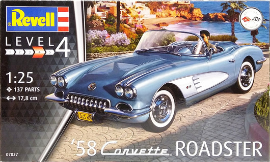 Corvette Roadster '58, 1:25