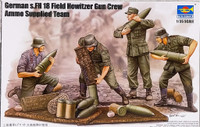 German s.FH 18 Field Howitzer Gun Crew Ammo Supplied Team, 1:35 (pidemmällä toimitusajalla)