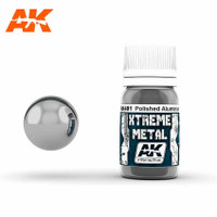 Xtreme Metal, Polished Aluminium 30ml