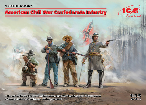 American Civil War Confederate Infantry, 1:35 (pidemmällä toimitusajalla)