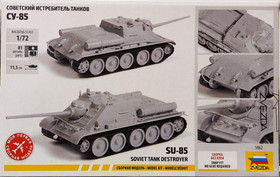 Soviet Tank Destroyer SU-85, 1:72 (pidemmällä toimitusajalla)