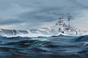  German Bismarck Battleship, 1:350 (pidemmällä toimitusajalla)