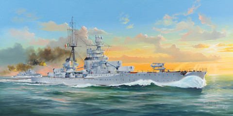 Italian Heavy Cruiser Zara, 1:350 (pidemmällä toimitusajalla)