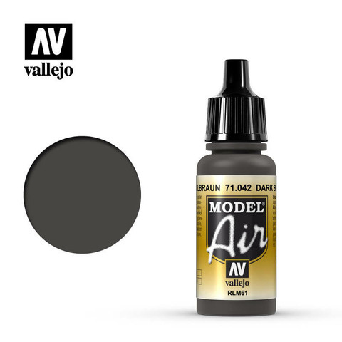 Dark Brown RLM61, Model Air 17ml