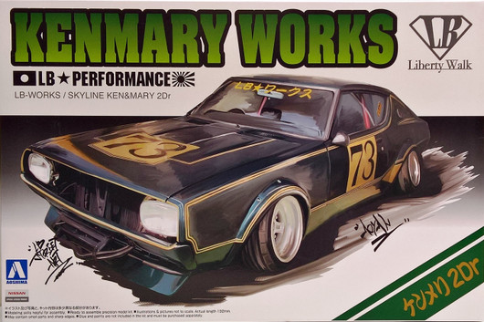Nissan Skyline 2Dr. KenMary Works, 1:24 (pidemmällä toimitusajalla)