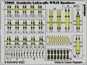 Seatbelts Luftwaffe WWII Bombers, 1:72