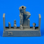 German Luftwaffe Pilot WWII for Bf109 (Late), 1:72