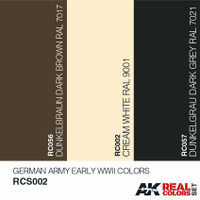 Real Colors, German Army Early WWII Colors (3 maalin paketti)